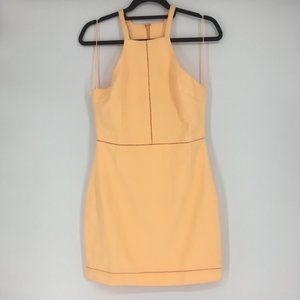 Elizabeth and James Tangerine Reeves Dress